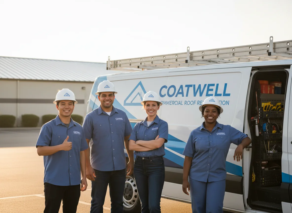 Commercial roof coating company in Round Lake, MN